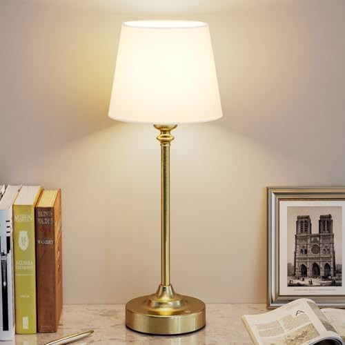 Rechargeable Cordless Table Lamp: 3000k Stepless Dimming, 1 Pack Brass 4000mAh Battery Operated W... | Amazon (CA)