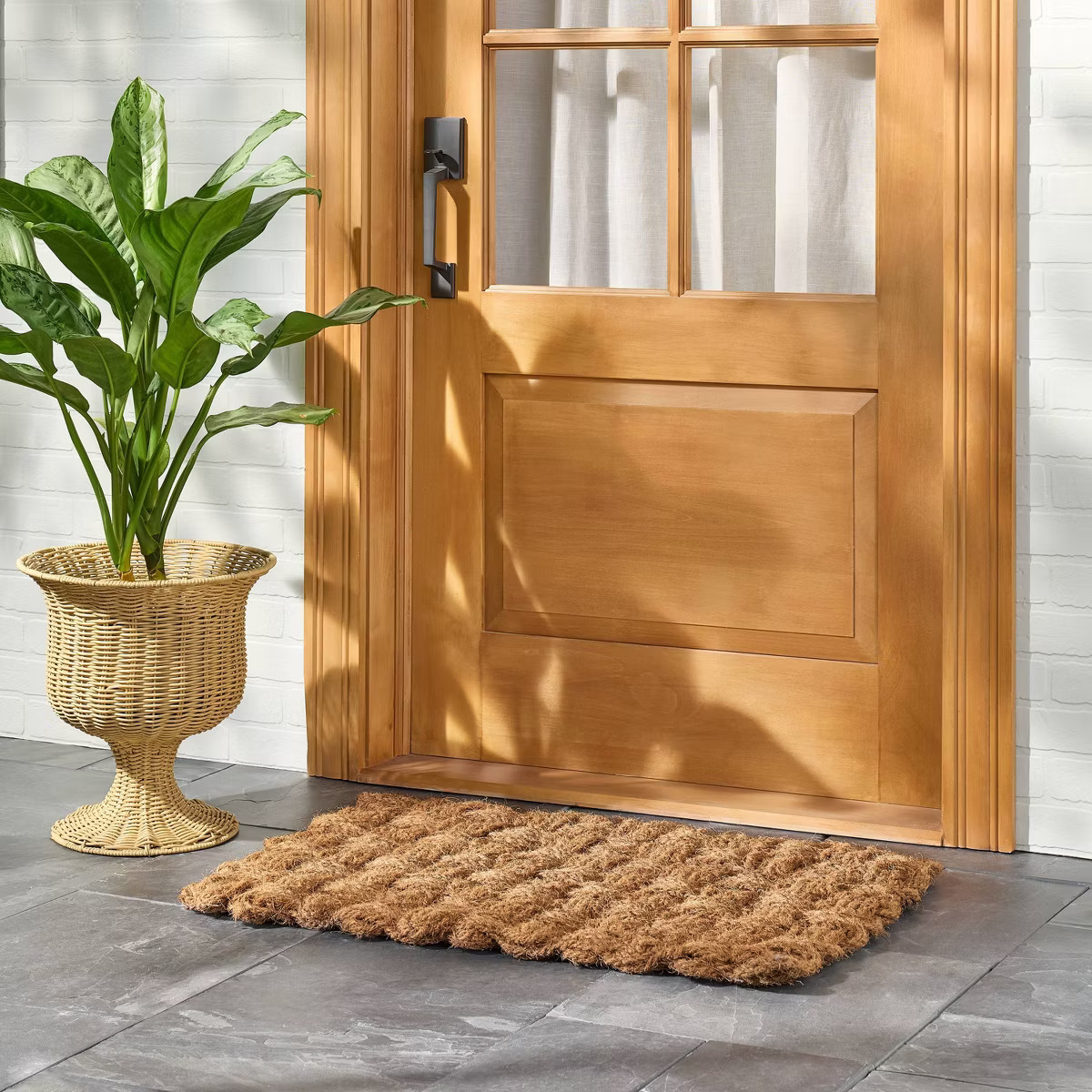 Rattan Outdoor Planter Basket - Hearth & Hand™ with Magnolia | Target