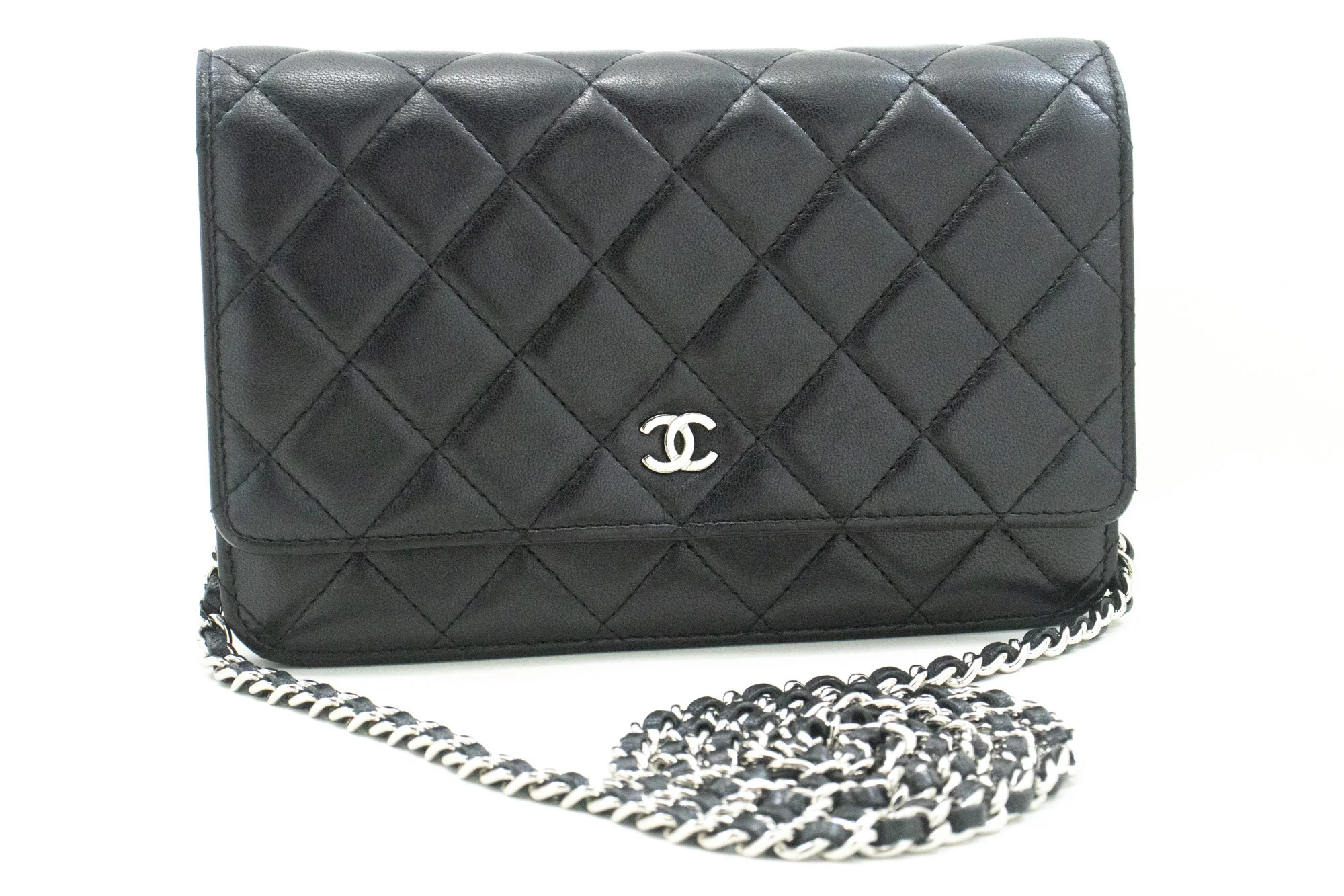 Chanel Wallet On Chain Leather Wallet (Pre-Owned) | Shop Simon