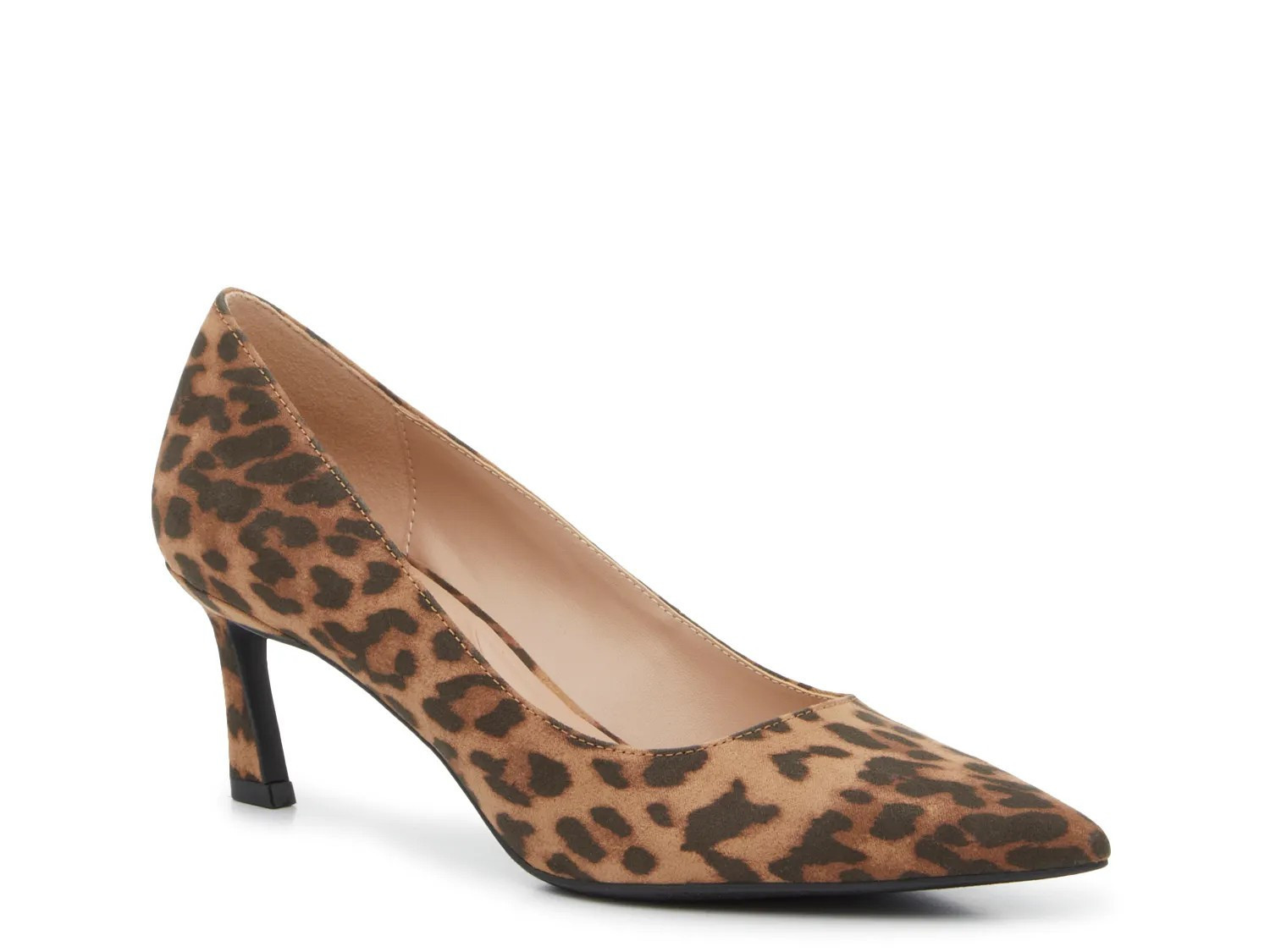 Kelly & Katie Zaria Pump | Women's | Brown Leopard Print Fabric | Size 6.5 | Pumps | DSW