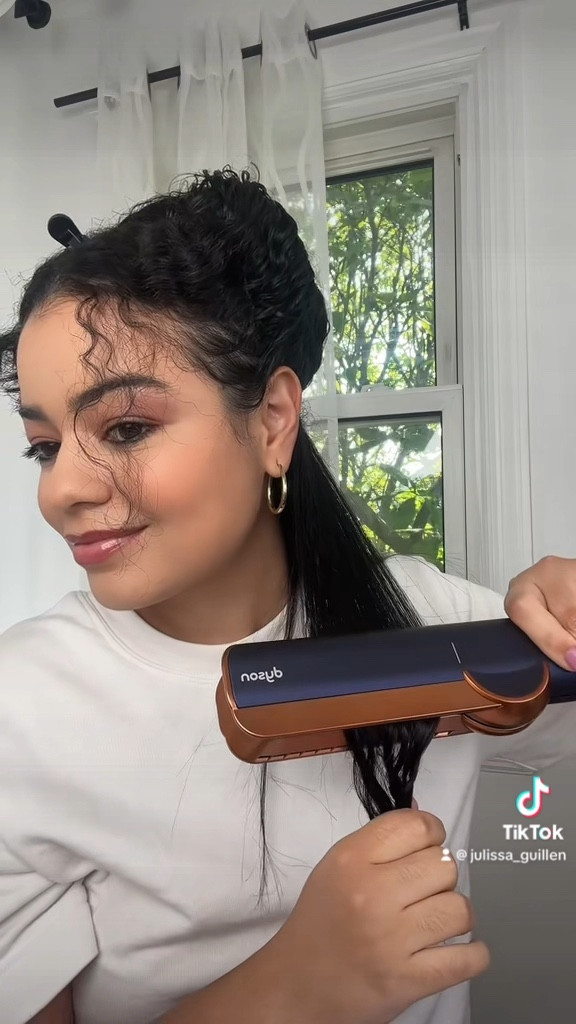 Dyson AirStrait on Curly Hair - Not Sponsored and NO CUTS 😱 #Dyson #DysonAirStrait 

#LTKFind #LTKbeauty #LTKGiftGuide