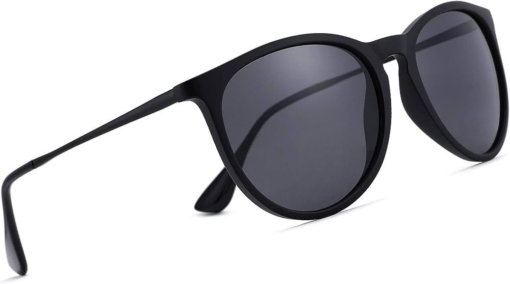 Polarized Sunglasses for Women Classic Round Style 100% UV Protection | Amazon (US)