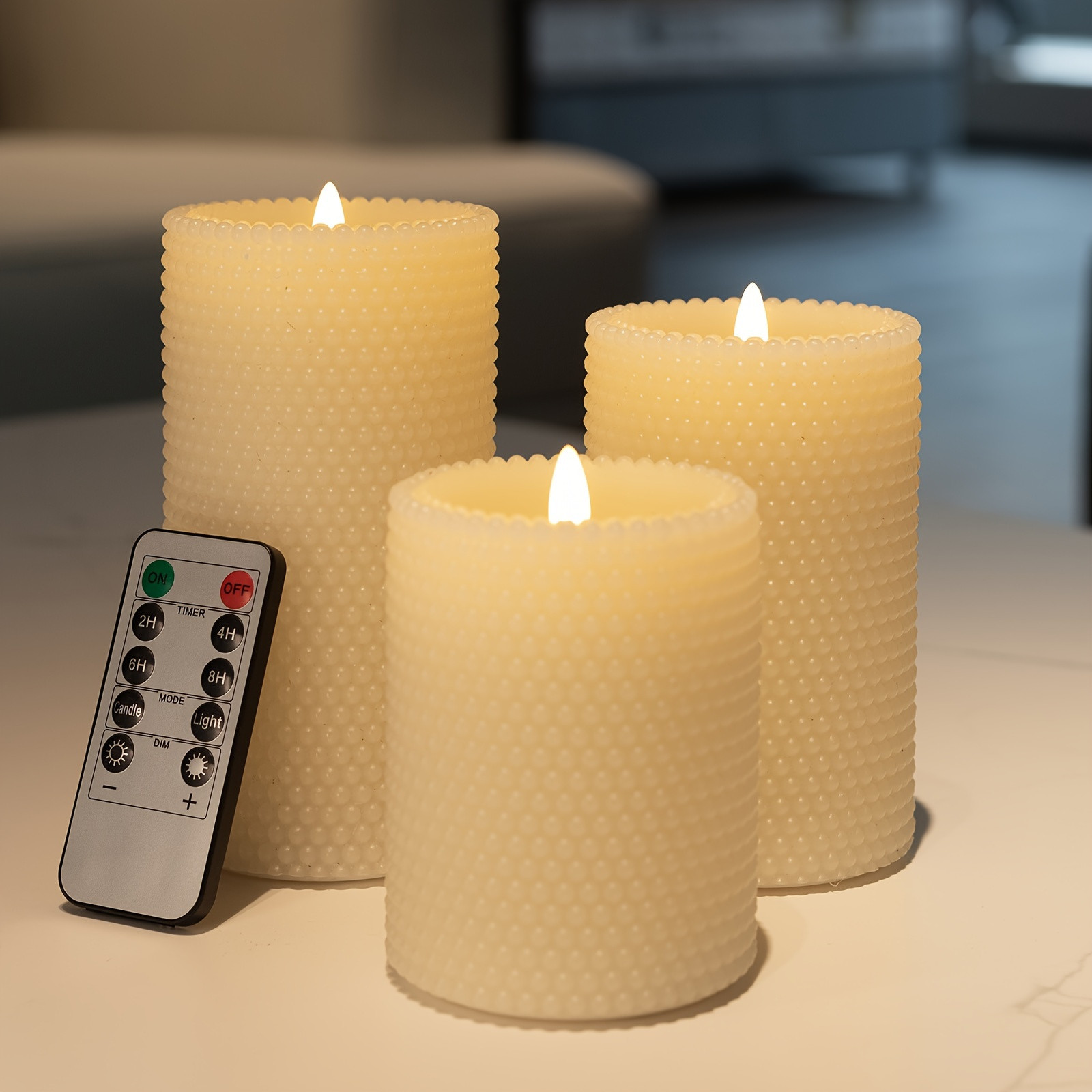 Flickering Flameless Candles Remote   Battery - Temu | Temu Affiliate Program