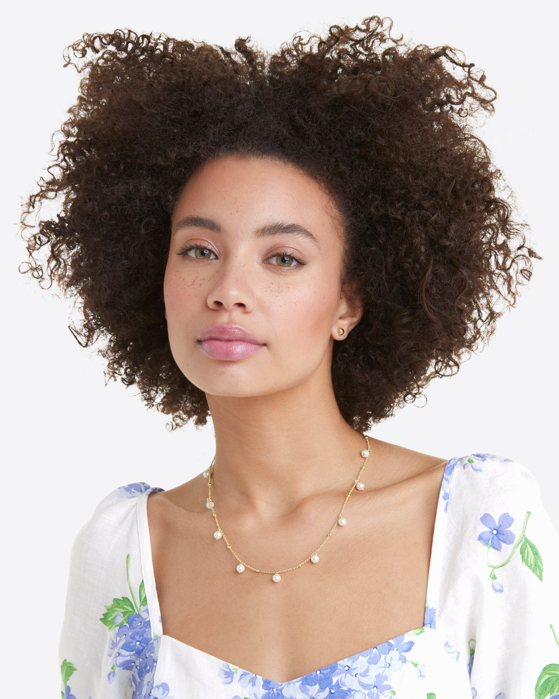 Pearl Gold Bead Necklace | Draper James (US)