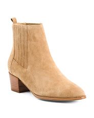 Suede Pointy Toe Booties | Marshalls