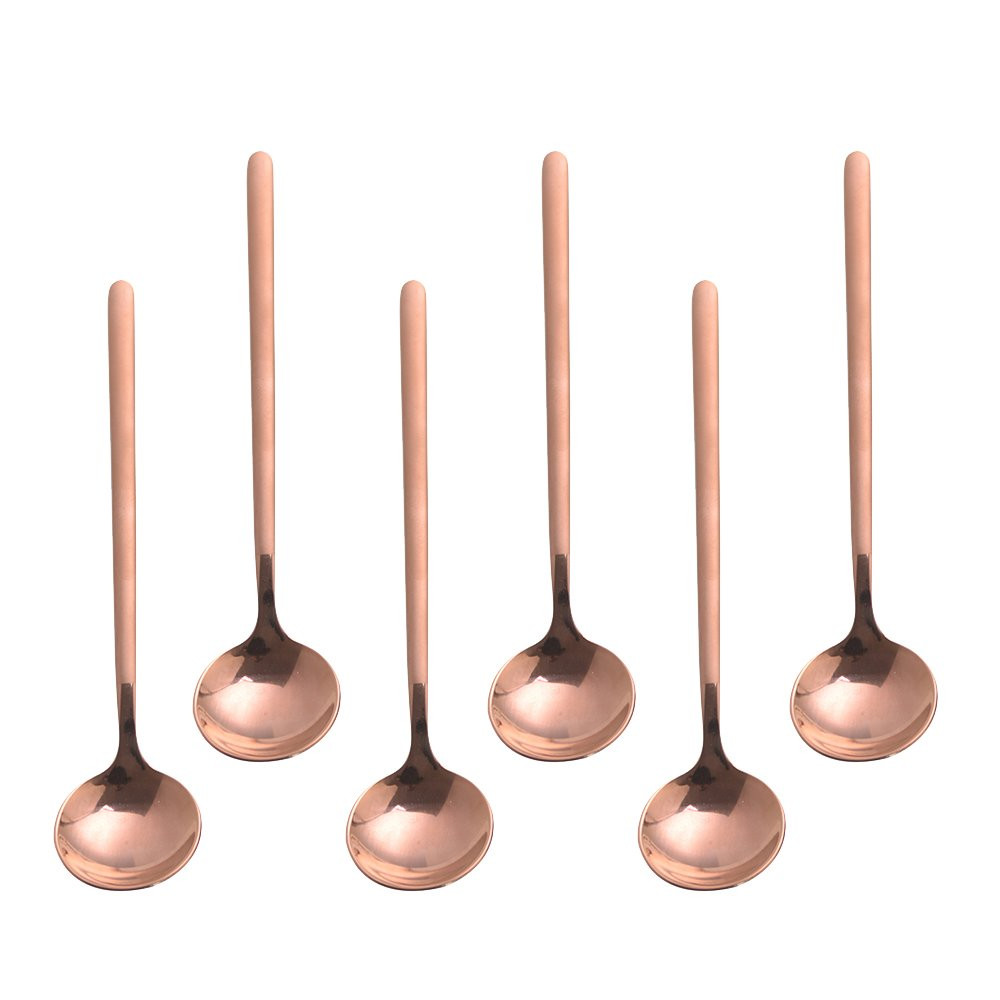 Espresso spoons 18/10 Stainless Steel,6-piece Vogue Mini Teaspoons set for Coffee Sugar Dessert C... | Amazon (US)