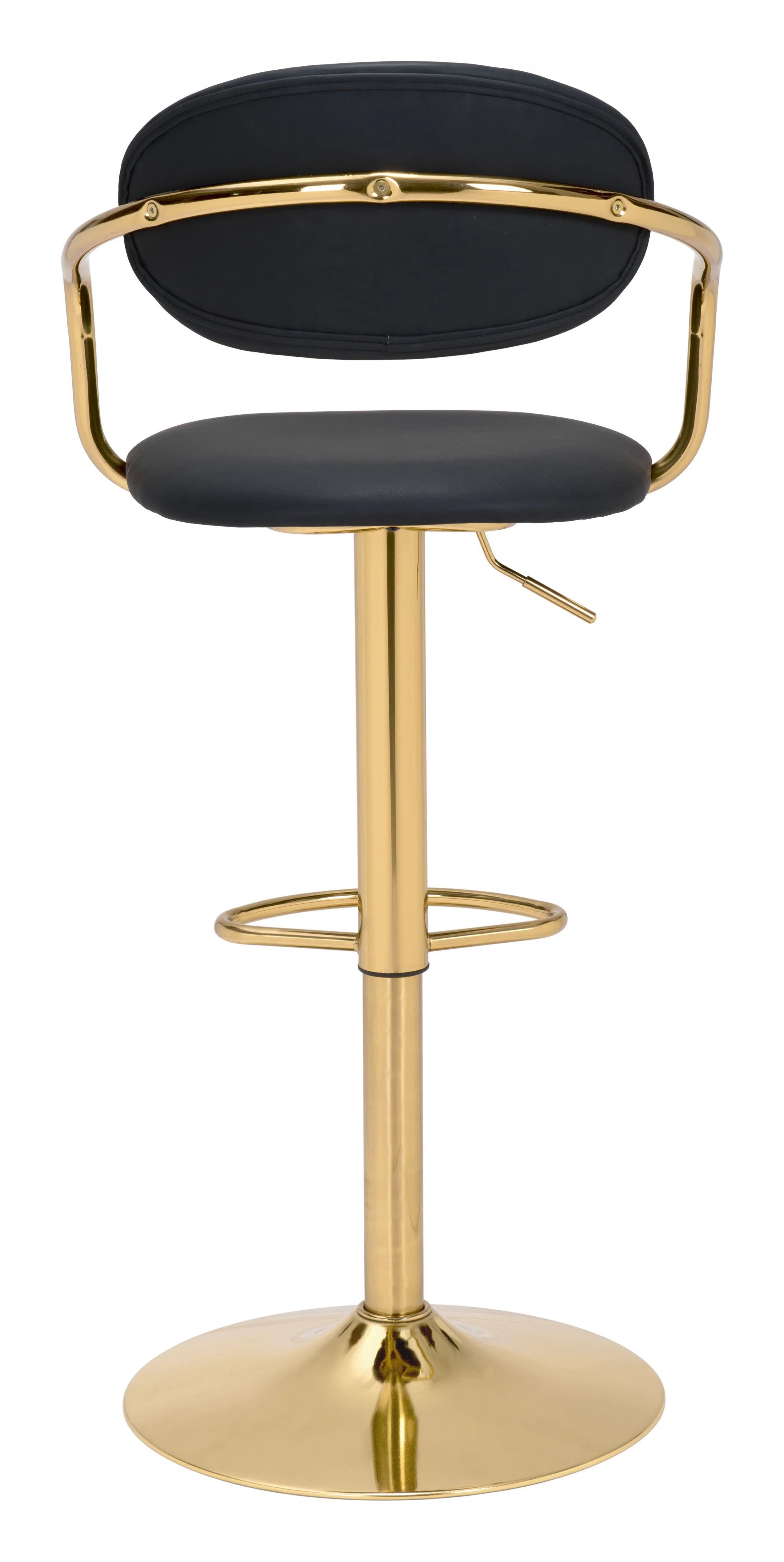 Mercer41 Gusto Bar Chair Black & Gold | Wayfair | Wayfair North America