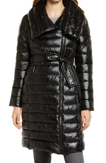 Water Repellent Belted Puffer Jacket | Nordstrom