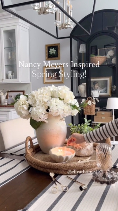 New spring to summer tray styling with new beautiful new statement vase from Pottery Barn! Shell candles, best selling painted candle ships free, favorite planter🤎🤍. New artwork, florals, display cabinet +more new finds! Target, At Home

#LTKdayinmylife #LTKHome #LTKSaleAlert