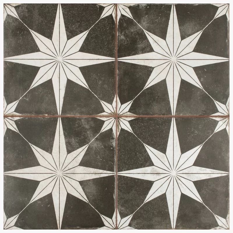 Royalty Galactic 18" x 18" Ceramic Vintage Wall & Floor Tile | Wayfair North America