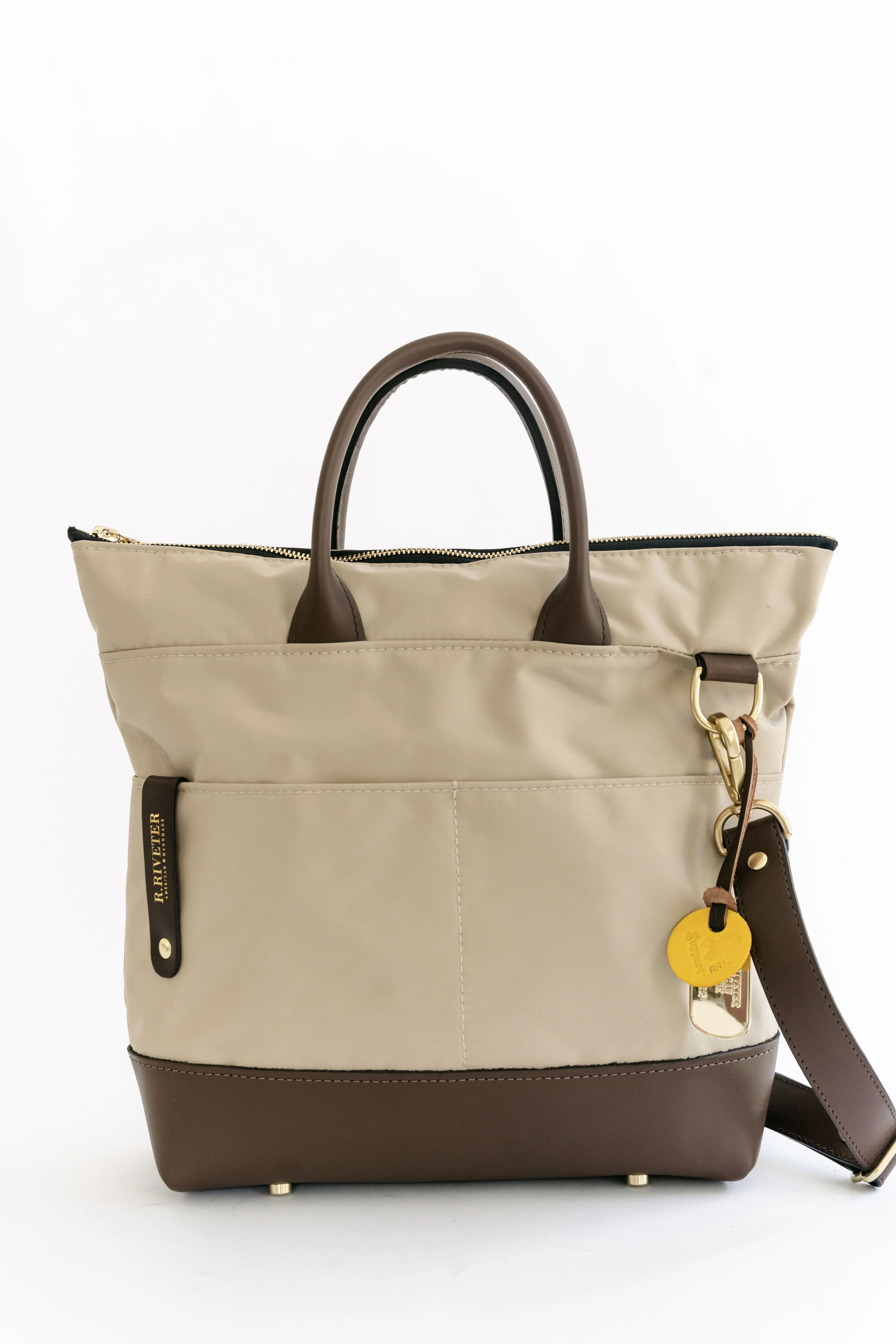Otto | Khaki Nylon + Brown Leather | R. Riveter
