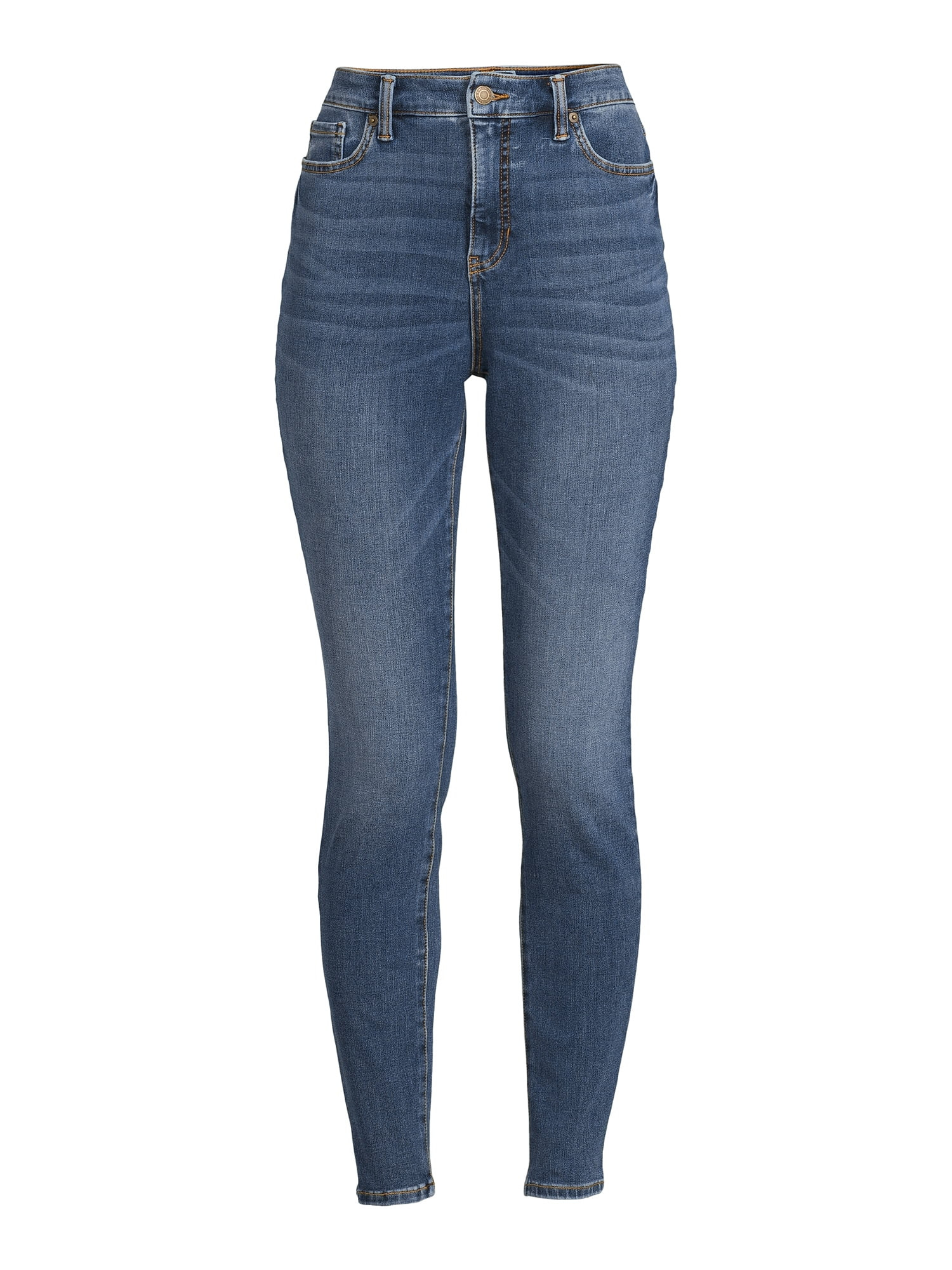 Time and Tru Women's High Rise Curvy Jeans | Walmart (US)