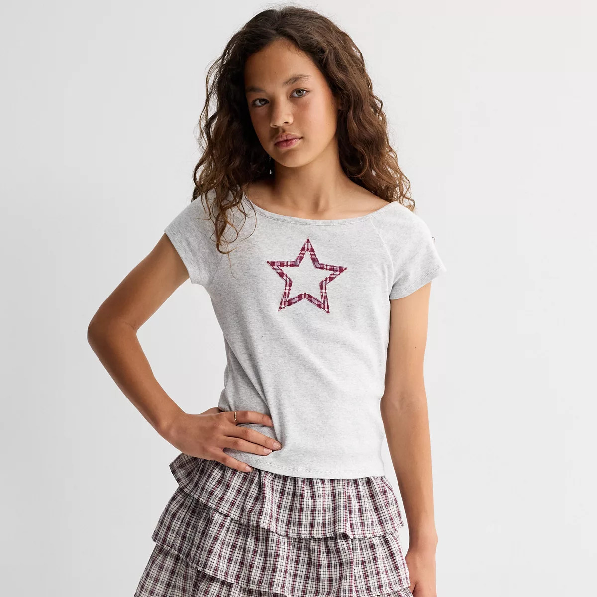 Juniors Sea + Skye Off Shoulder Tee, Adult Unisex, Size: Small, White | Kohl's