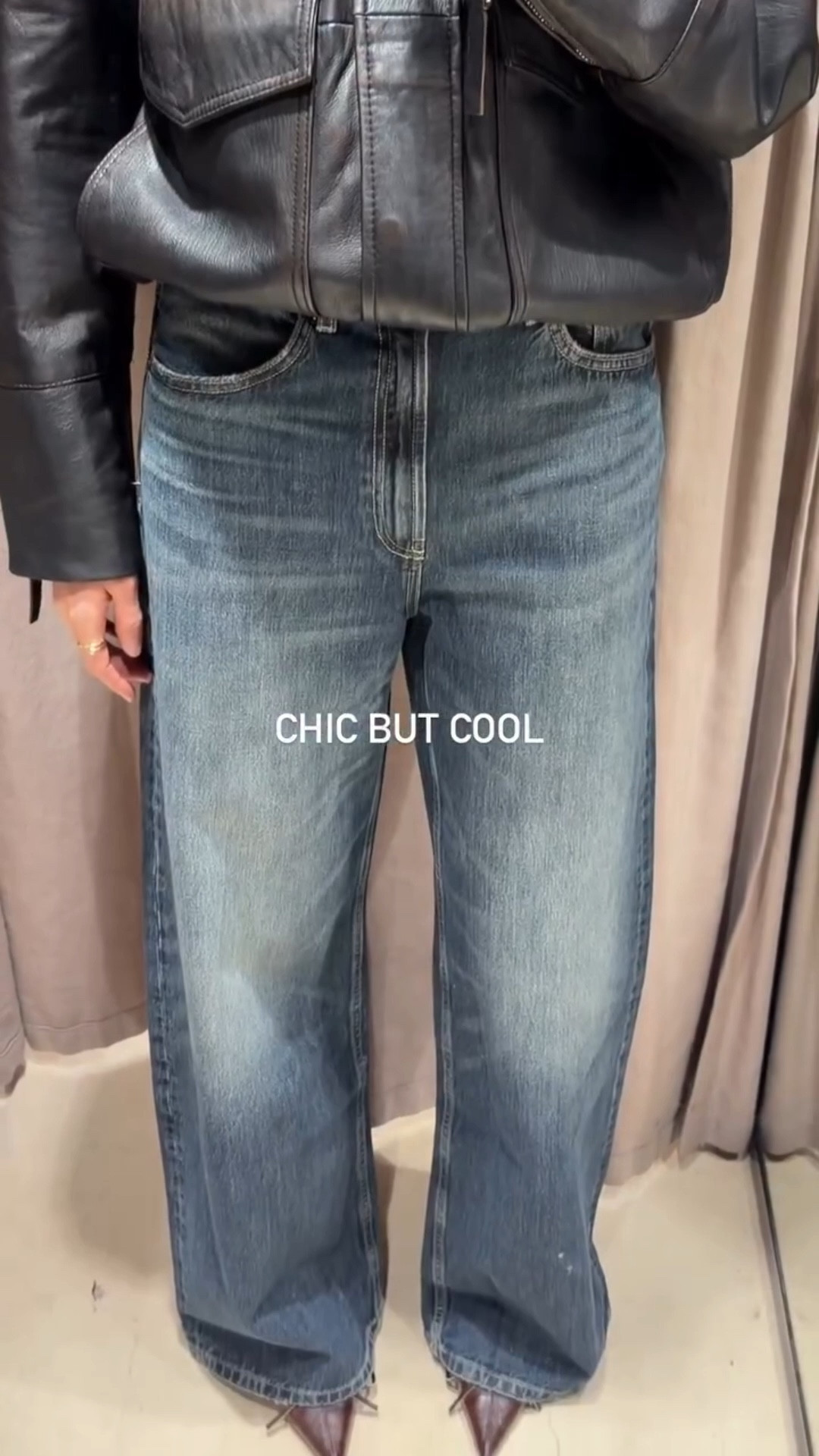 Chic but cool pants. In love with the new collection from Zara. I am wearing size 38 in the jeans and L in the jacket. 

#pants #bluejeans #jeans #zara 

#LTKFashionMonth #LTKdeutschland #LTKeurope