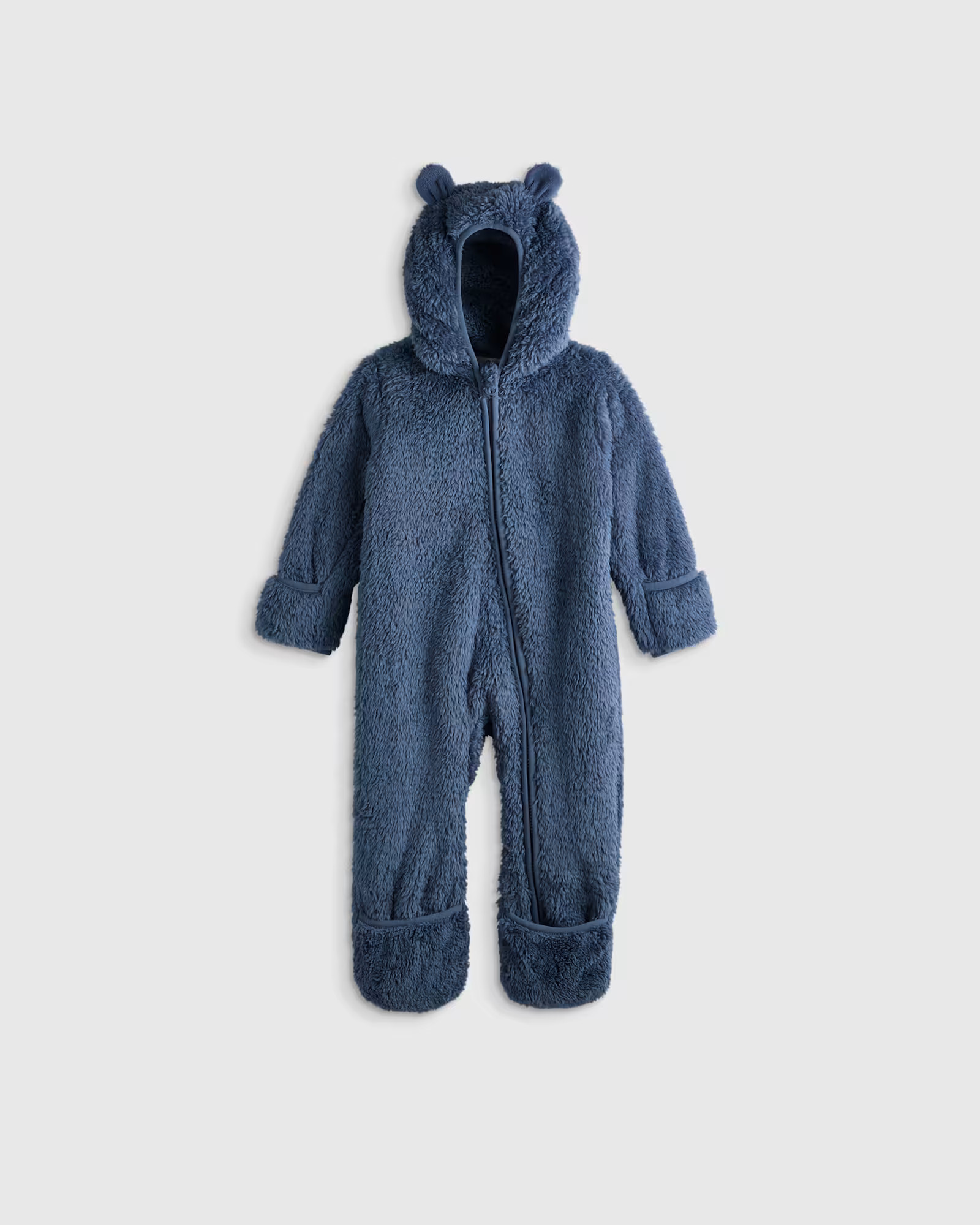Recycled Sherpa Fleece Baby Bear Bunting | Quince
