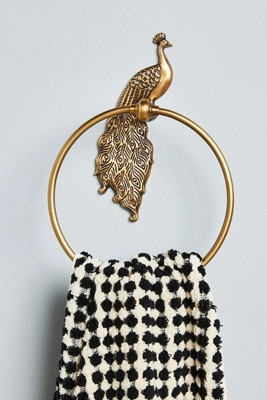 Ida Peacock Towel Ring | Anthropologie (US)