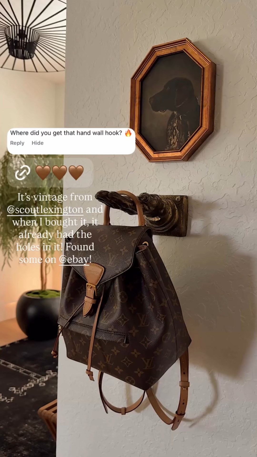 It’s vintage from @scoutlexington and when I bought it, it already had the holes in it! Found some on @ebay!

#LTKHome #LTKSeasonal #LTKFindsUnder50