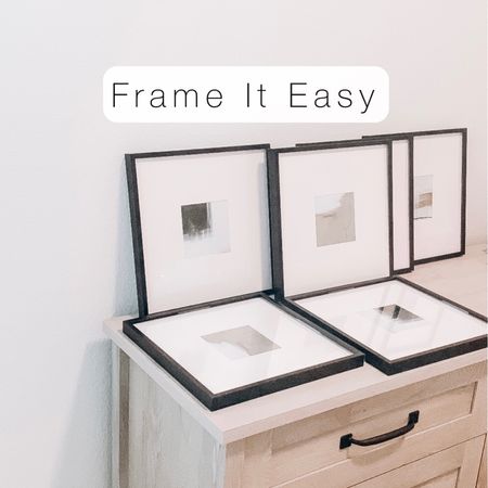 13 x 13 Picture frames for 5 x 5 art! 

#LTKhome