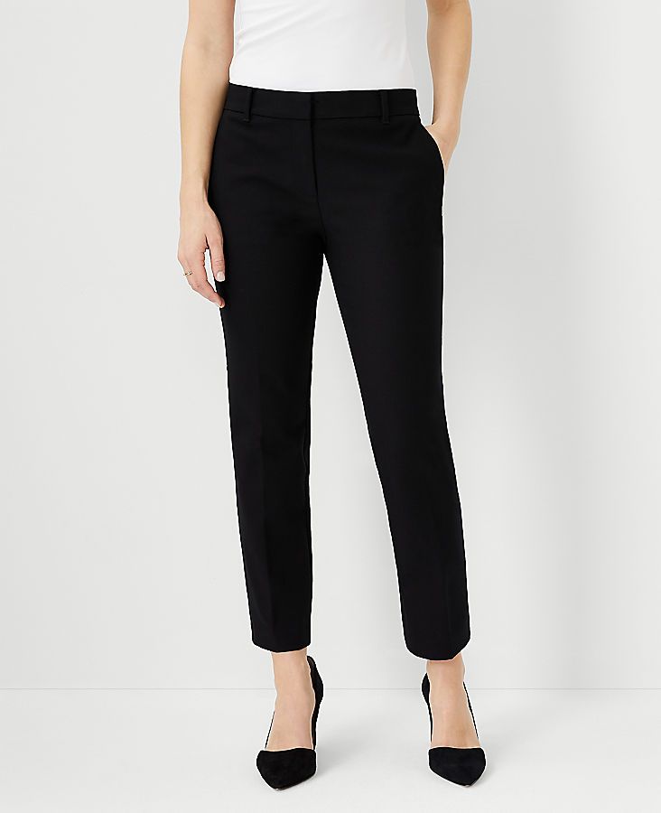 The Ankle Pant In Dense Twill | Ann Taylor (US)