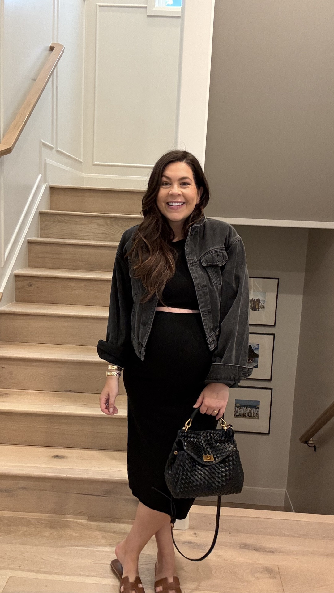 Date night at 34 weeks pregnant! This dress is bump friendly but I had it before!!

#LTKBump #LTKTravel #LTKootd