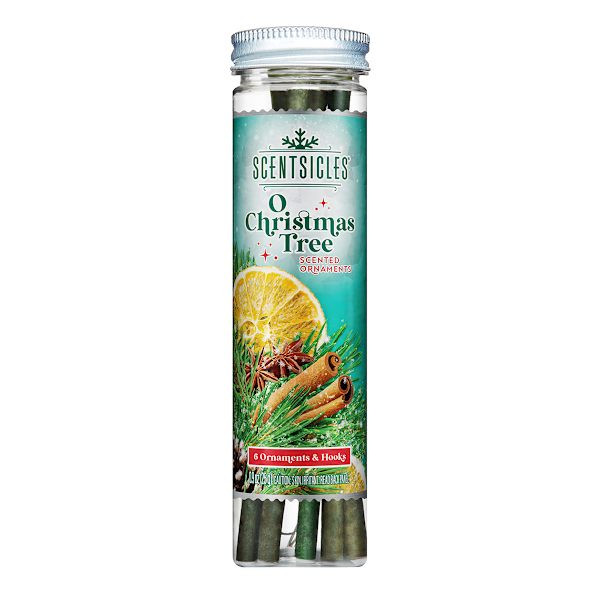 Scentsicles 6-Count O Christmas Tree Scented Ornament Sticks | At Home