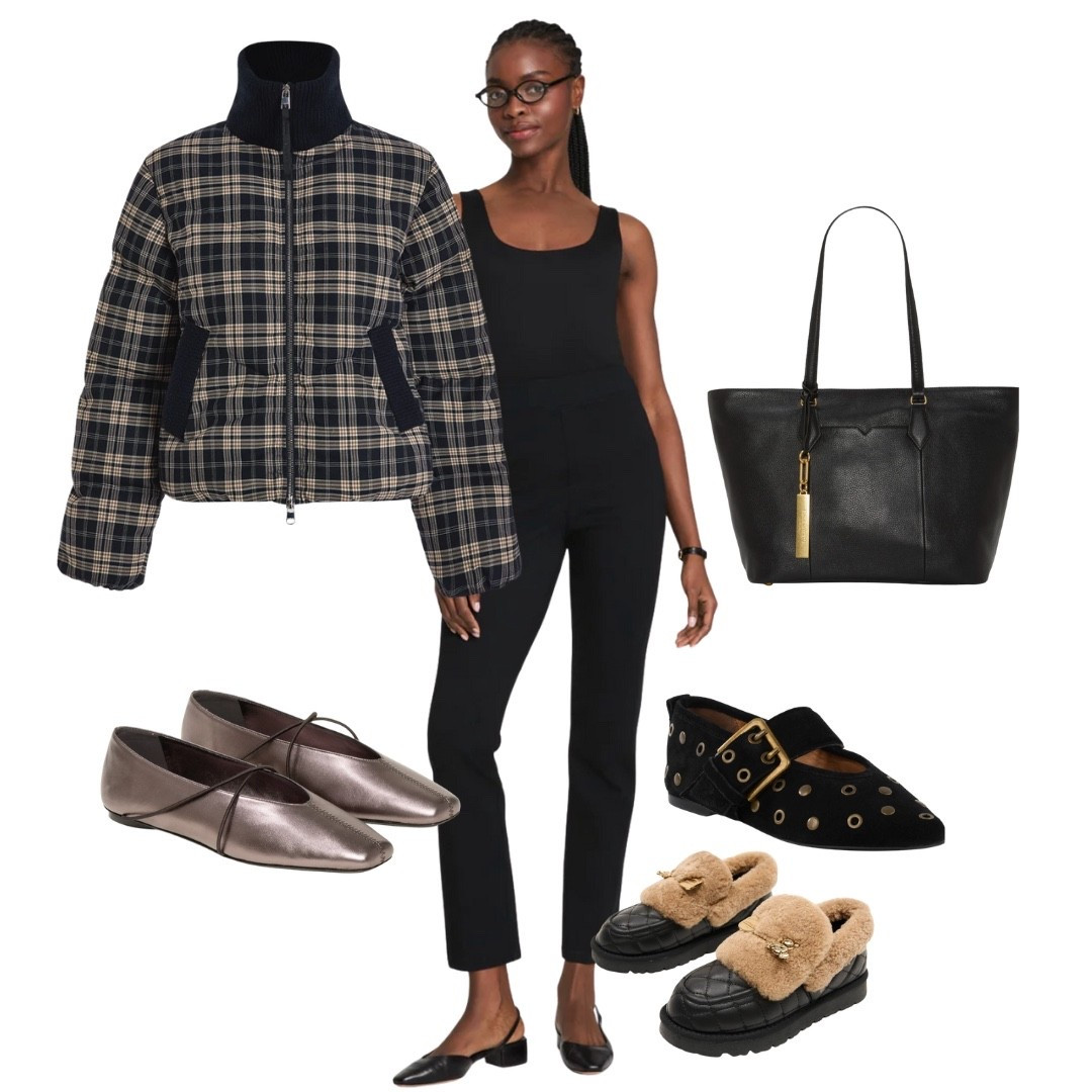 These slim straight pants from Spanx are figure flattering and can be paired with so many outfits.. we found this Varley jacket.. runs true to size.. and just had to feature it!! 
These pants would also look nice tucked into a knee high boot and worn with a long blazer!
So many options  

#LTKWorkwear #LTKOver40