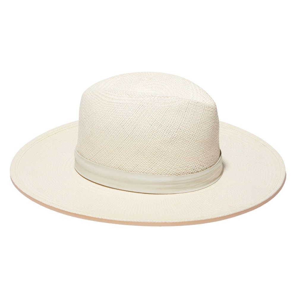 Janessa Leone Aisley Hat in White, Small | goop