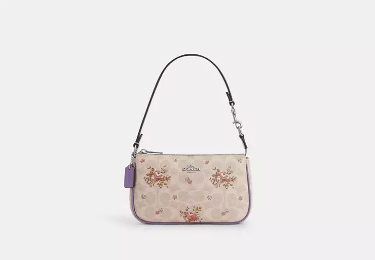 Nolita 19 In Signature Canvas With Floral Print | Coach Outlet US