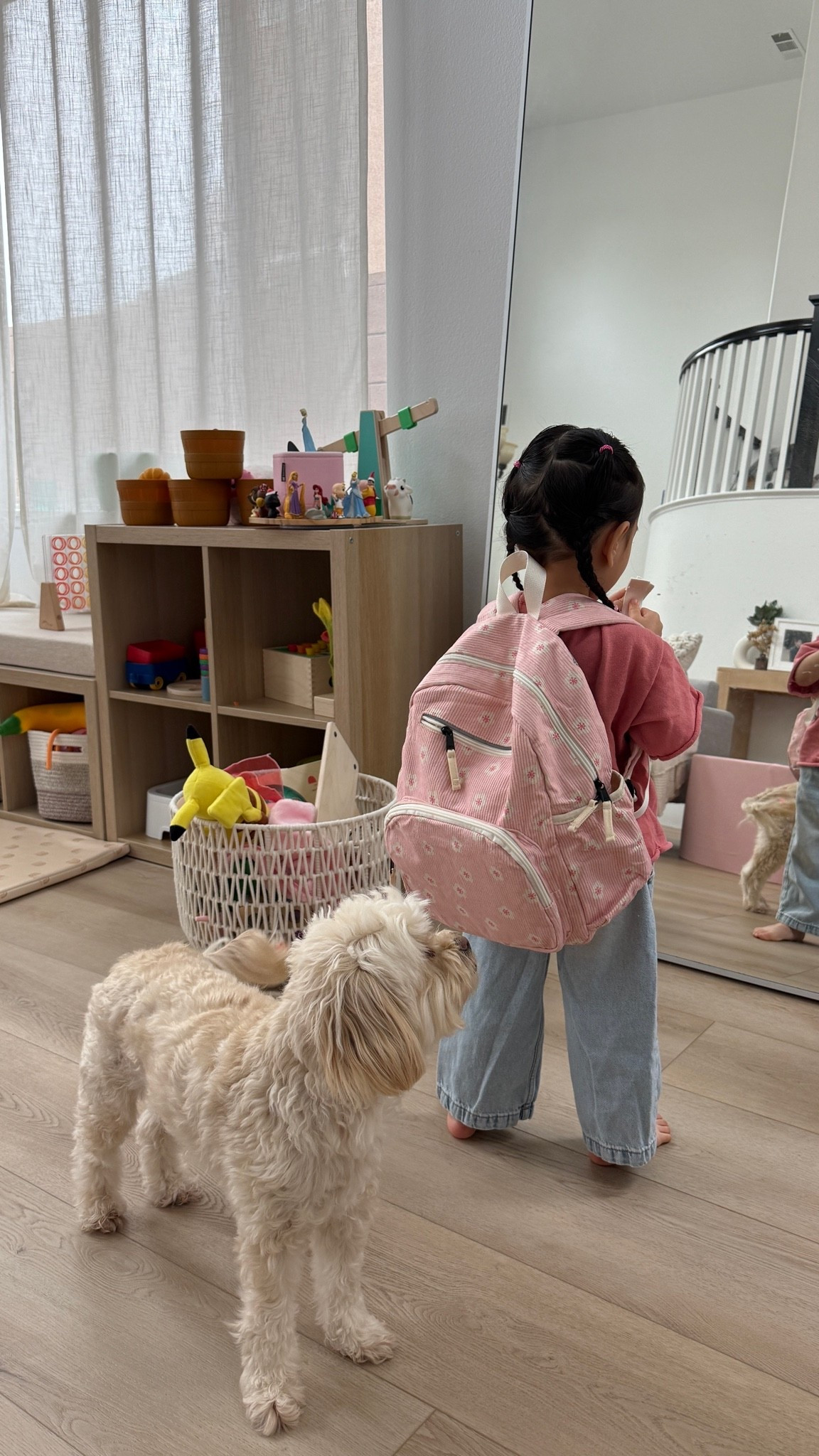 new backpack for my toddler! making her hold her own jacket, snacks and water now :) #toddlerfinds #toddlerbackpack #toddlerfashion #7amenfant #target #targetfinds  

 #LTKootd #LTKHome #LTKKids