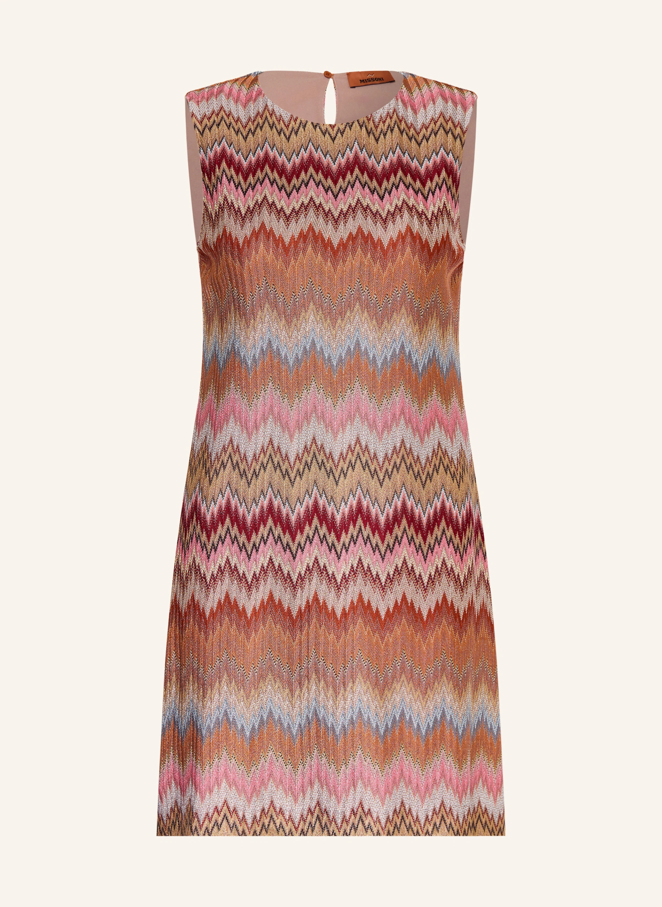 MISSONI Strickkleid in cognac / rosa / dunkelrot | Breuninger (DACH)