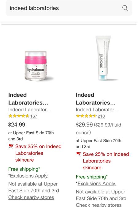 Indeed Labs has a 25% off sale at Target from today to 11/25! 

#LTKCyberWeek #LTKsalealert #LTKHoliday
