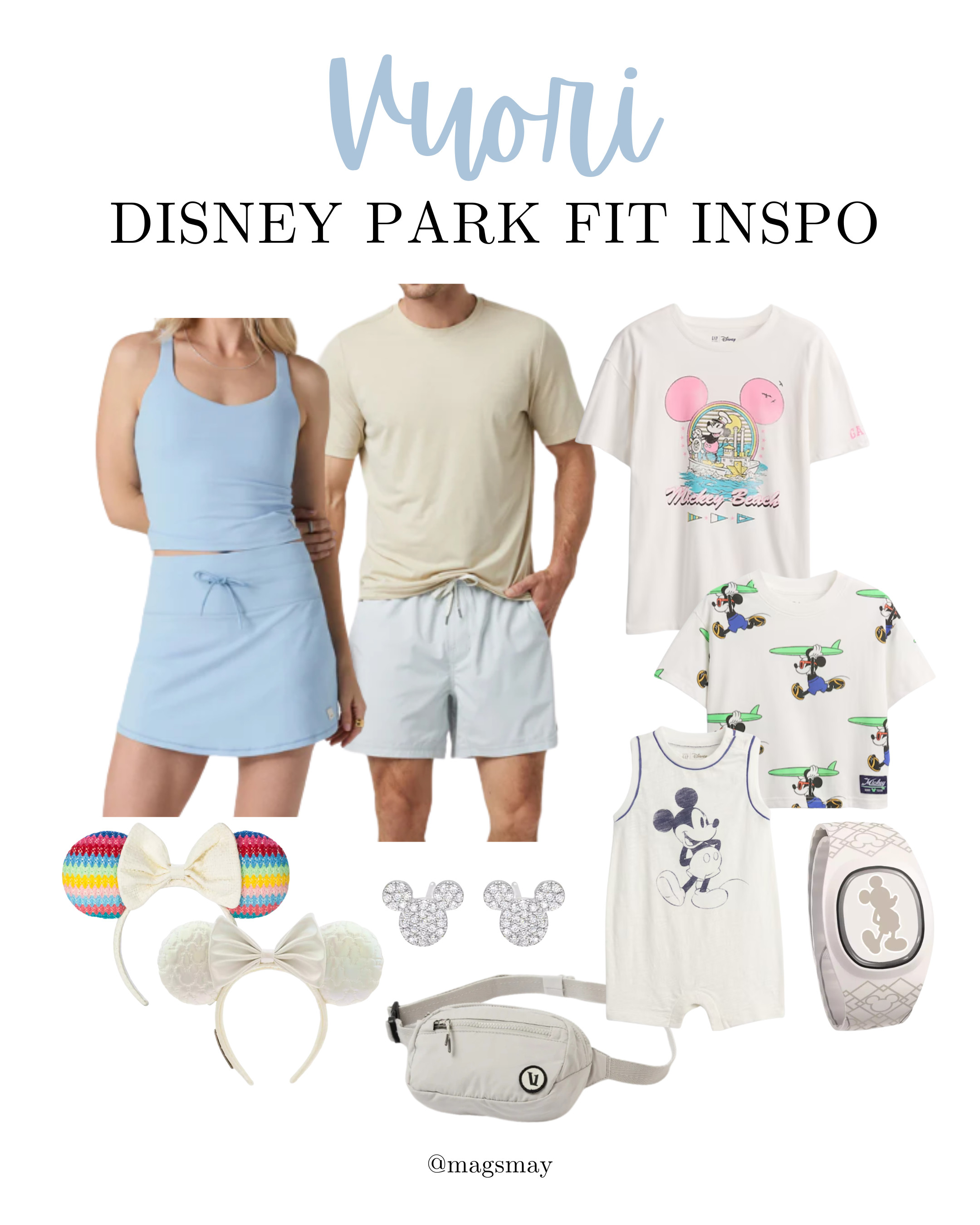 Disney park outfit inspo, Vuori, Family outfits for Disneyland Disney World, What to wear to Disney, Disney Gap, Disney Store 

 #LTKSummerEdit #LTKTravel #LTKFamily