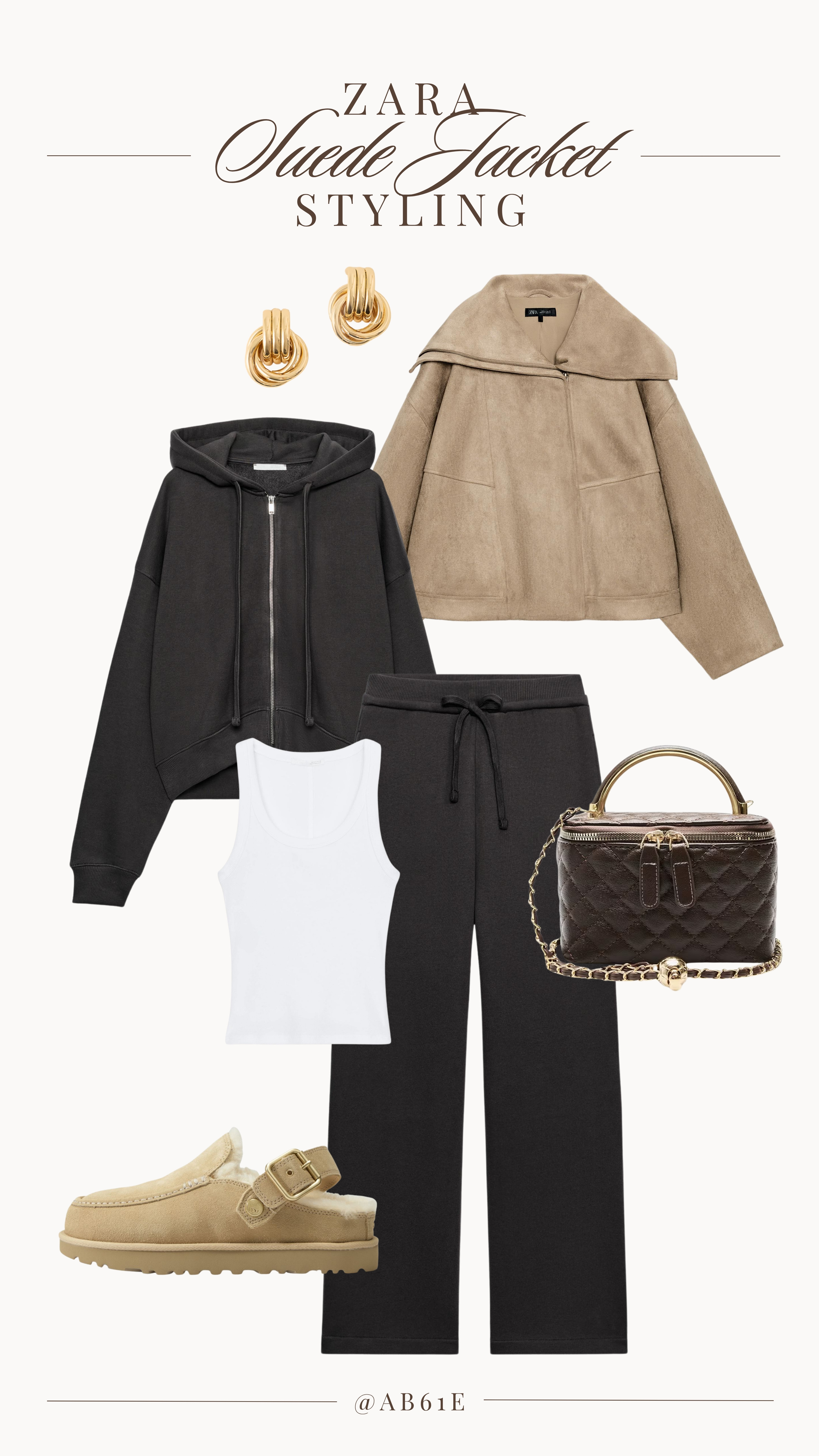 New in Zara suede jacket 🤎✨

Bomber jacket, suedette jacket, faux suede, high neck jacket, oversized jacket, autumn jacket, tracksuit, co ord, loungewear, athleisure, UGG clogs, UGGS 

 #LTKuk #LTKautumn #LTKshoes