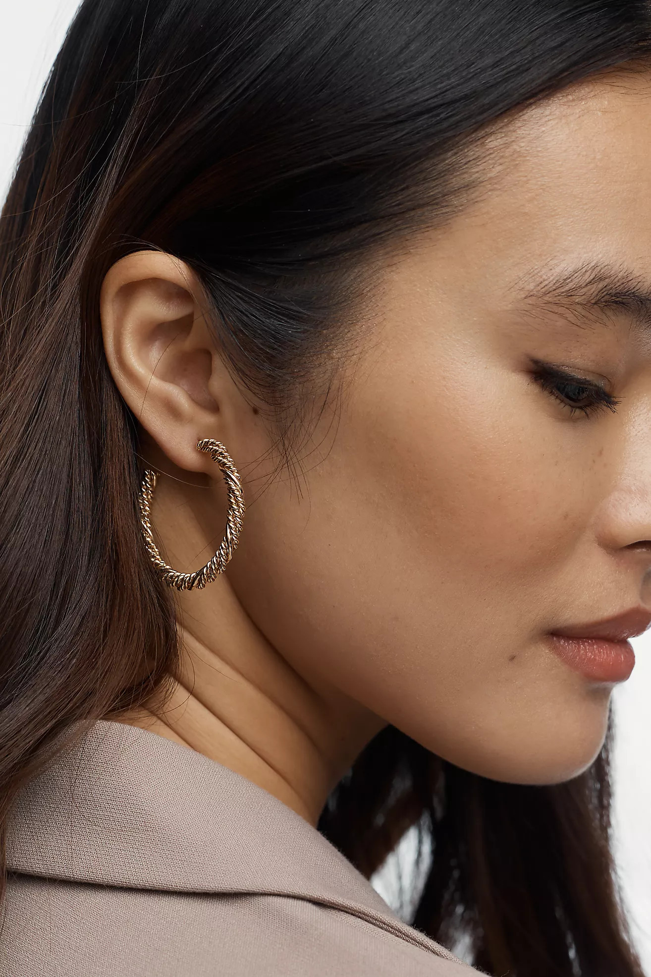 Braided Hoop Earrings | Anthropologie (US)