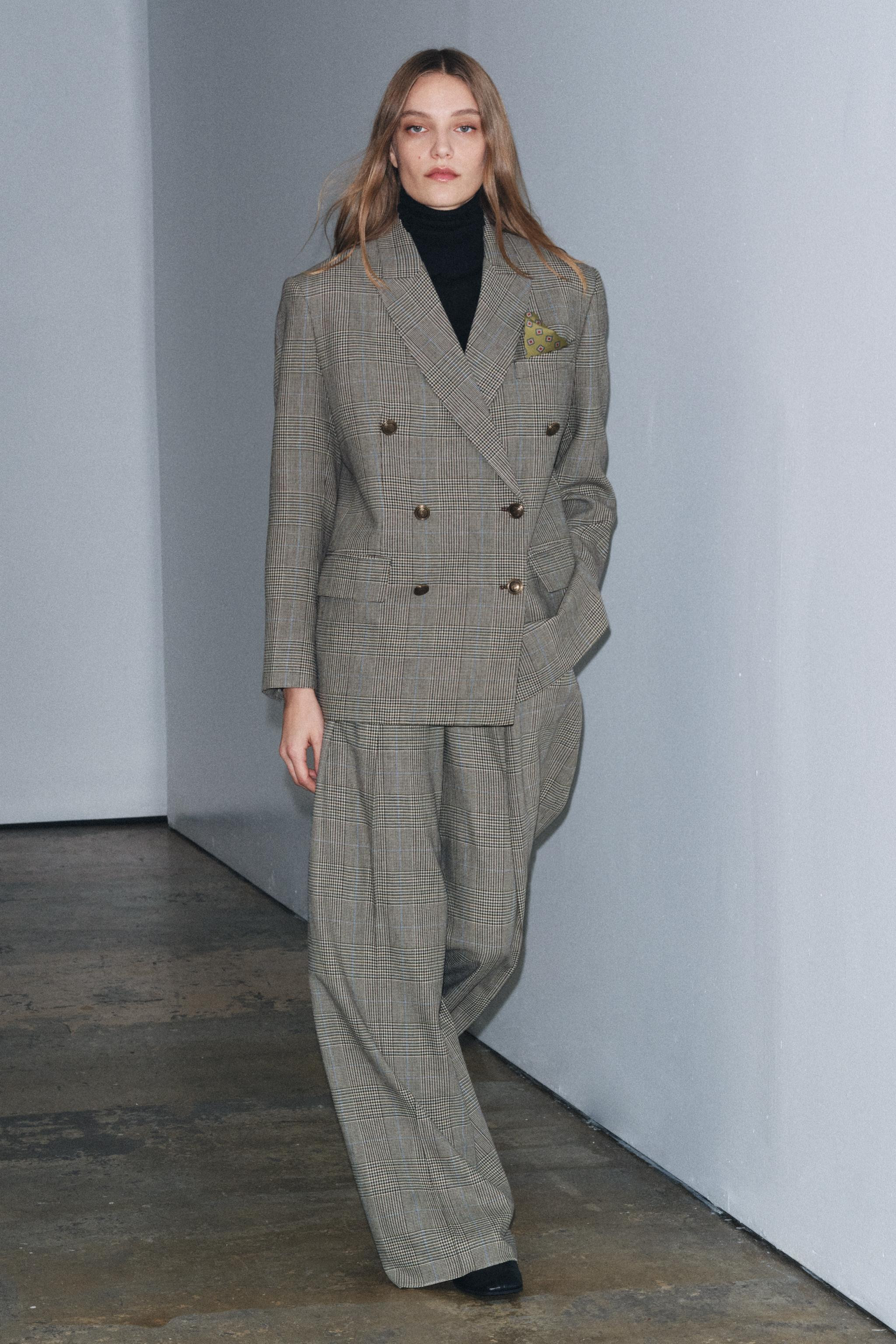 PLAID WOOL BLAZER ZW COLLECTION | Zara Canada