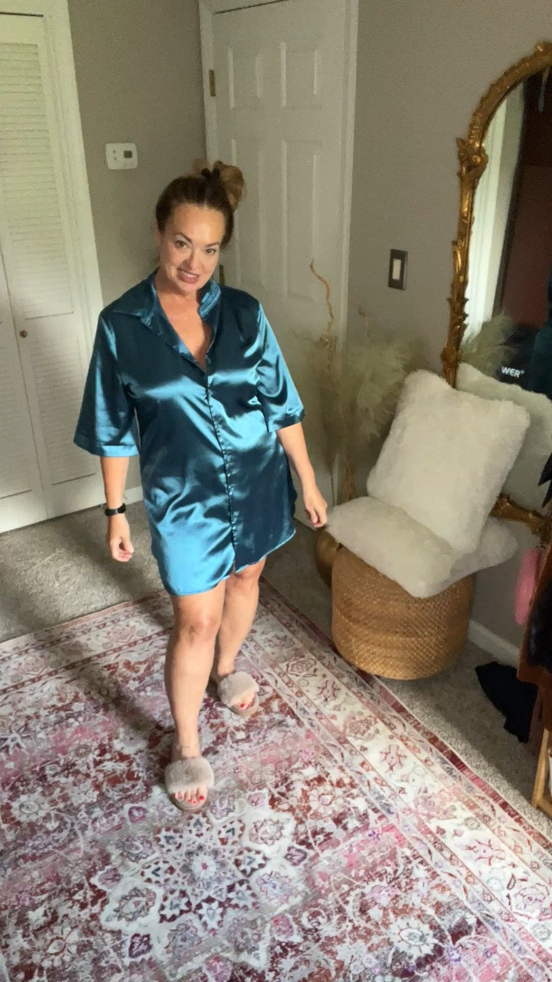 A beautiful sleep shirt in 
Luxe satin! Available in many colors 
Great for gift giving

#LTKmomlife #LTKselfcare #LTKmorningroutine