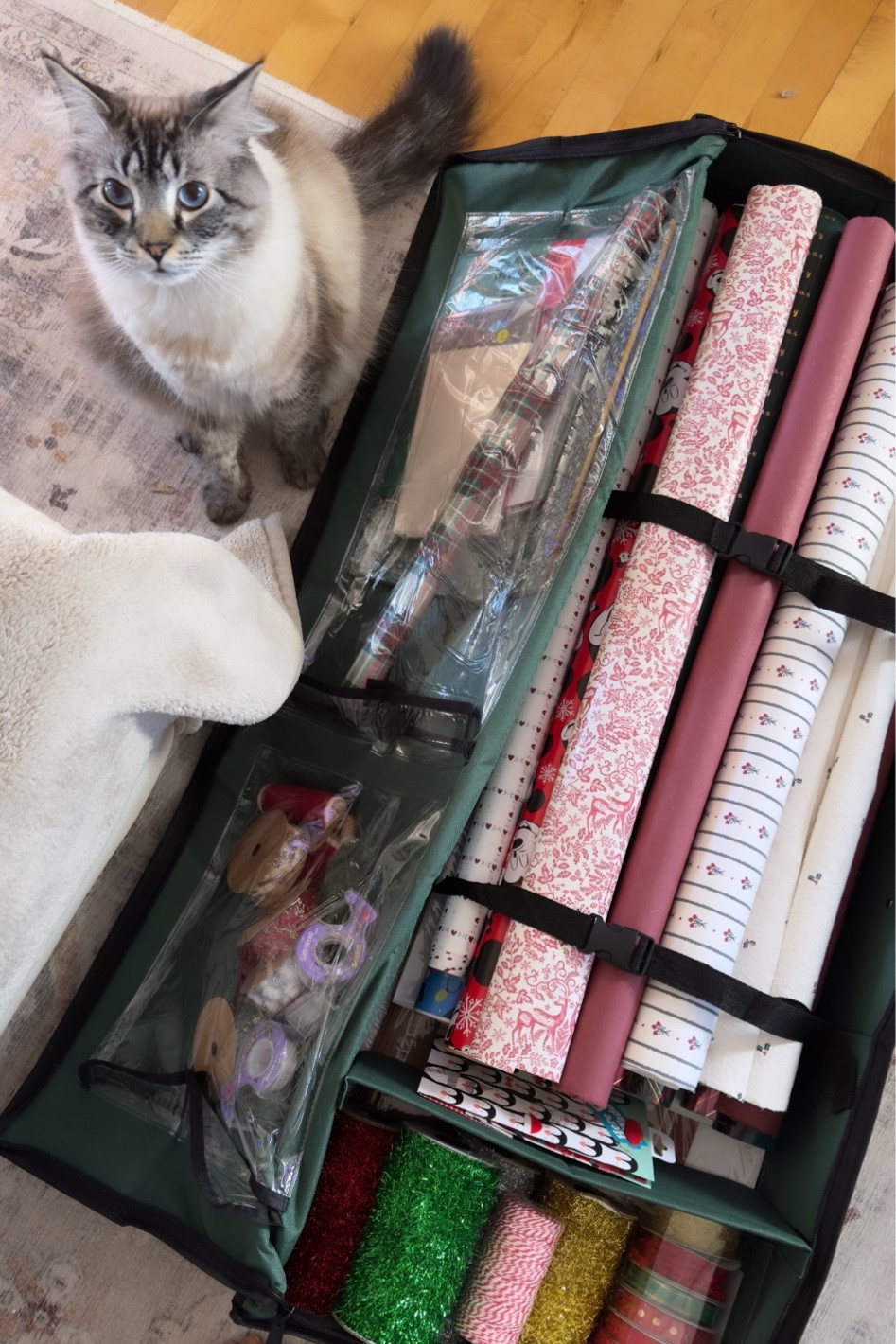 Every. single. person. needs this wrapping paper organizer🙌🏼

#LTKGiftGuide #LTKHoliday #LTKSeasonal