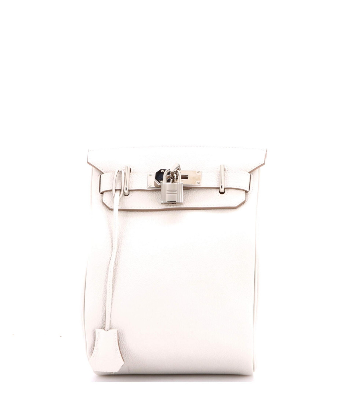 Pre-Owned HERMES Pm Hac a Dos Backpack Togo - Natural | Macy's