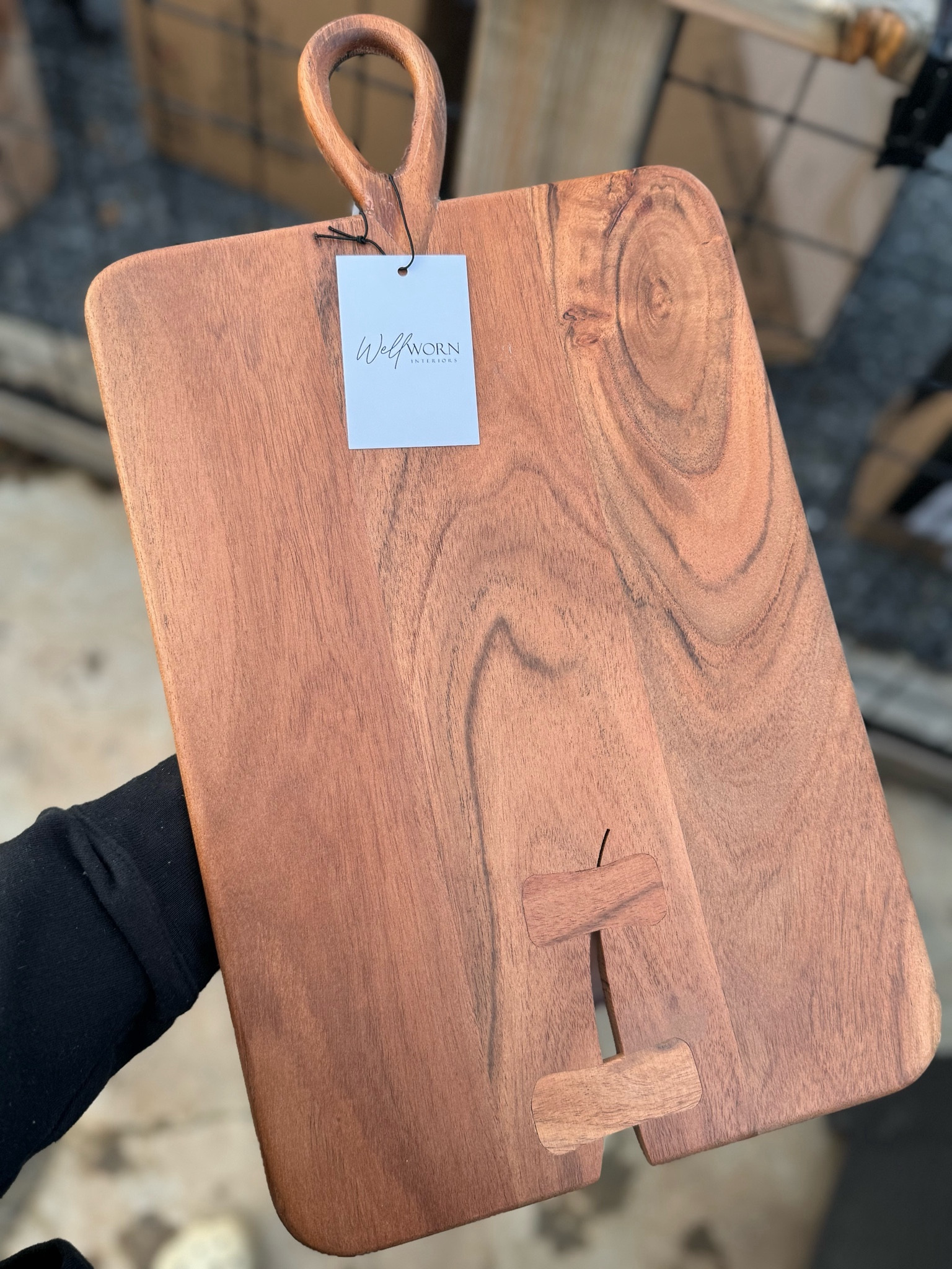 Coolest detail in this acacia wood cutting board!

#LTKsalealert #LTKMostLoved #LTKhome
