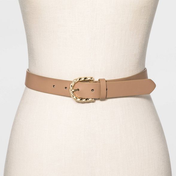 Women's Gold Rope Buckle Belt - A New Day™ | Target