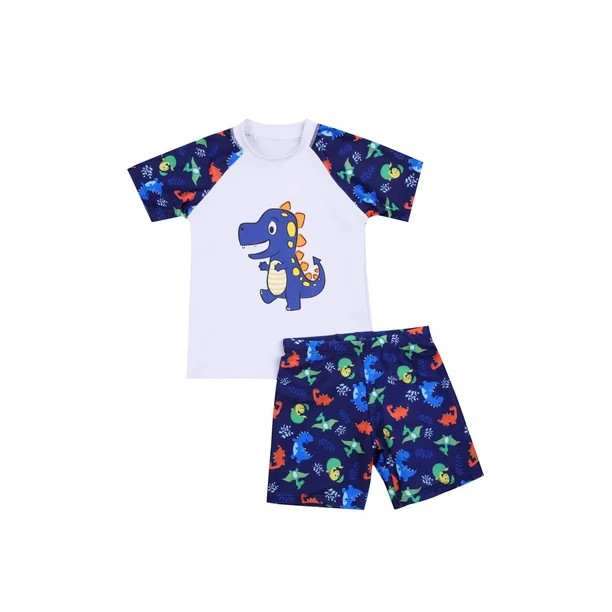 Binwwede Toddler Baby Boy Swimwear Sets Dinosaur Swimsuit Shark Sunsuits Swim Trunks and Shorts S... | Walmart (US)