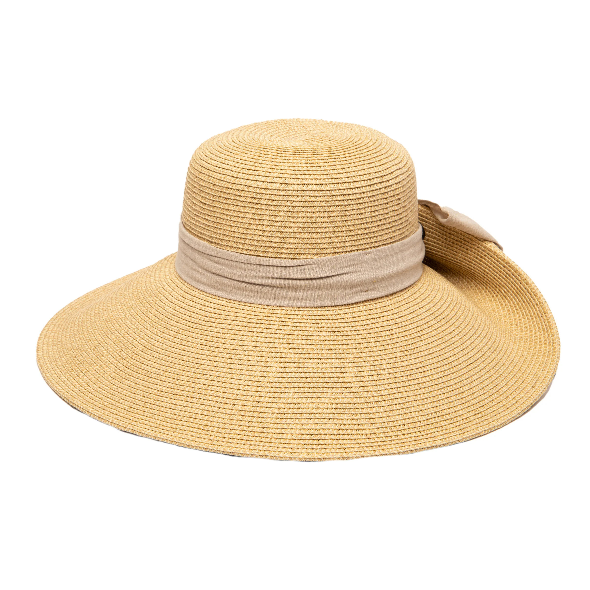 Women's Ultrabraid Fold Back Bow Sun Hat | San Diego Hat Company
