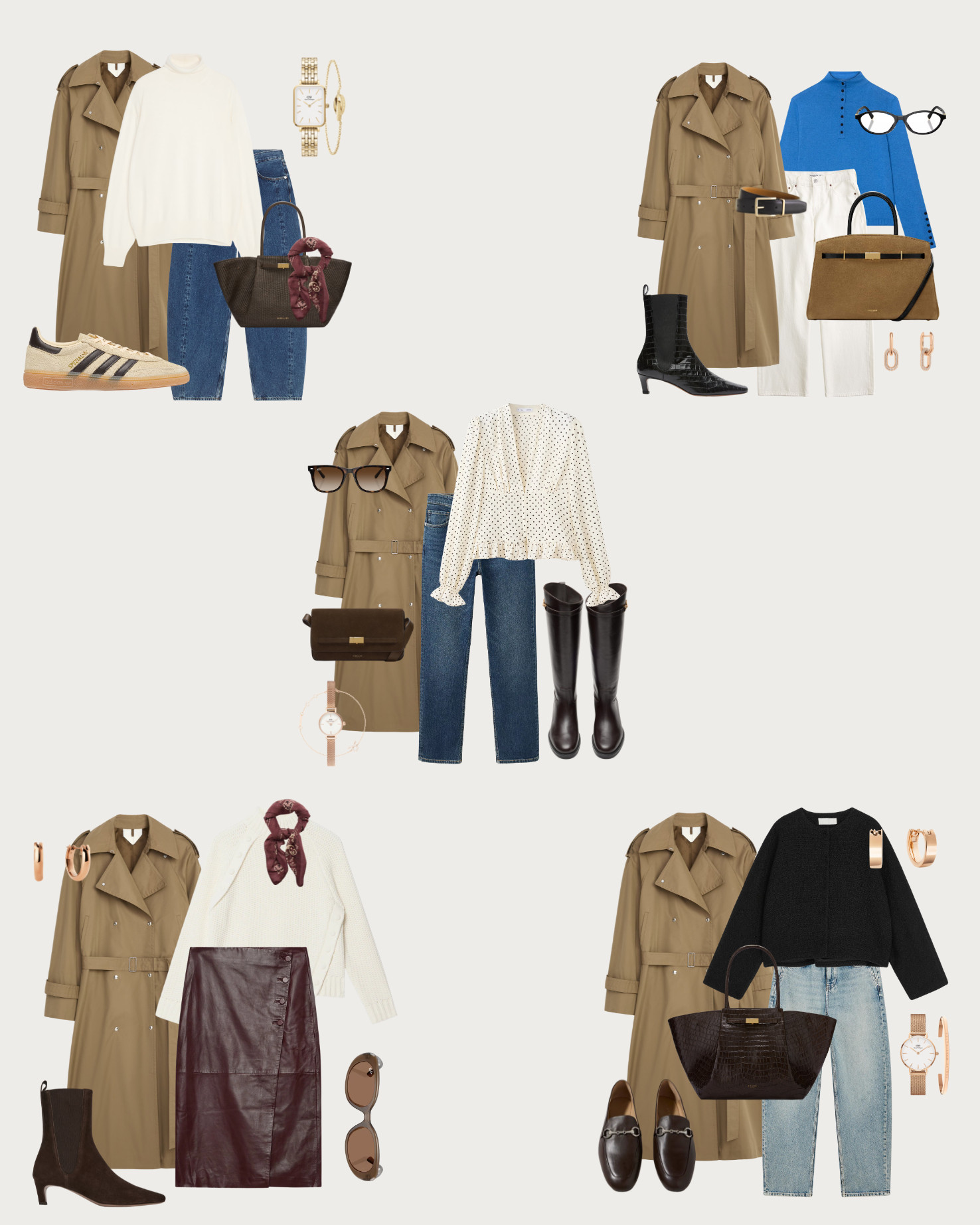 ways to style a trench coat 

 #LTKuk

#LTKautumn #LTKeurope
