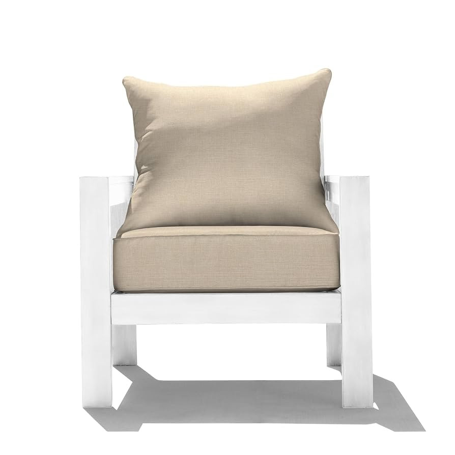 Honeycomb Outdoor Edisto Seat: Modular Patio Furniture with Seat Connector, Weather Resistant, Wh... | Amazon (US)