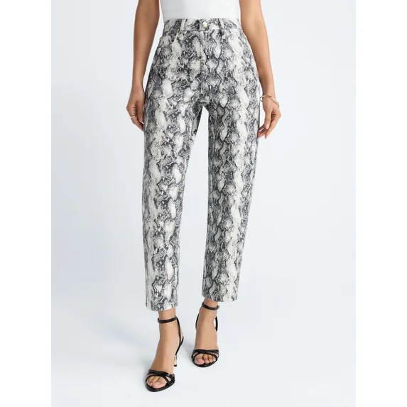 Devil Wears Prada Scoop Collection Women's and Women's Plus Crease Barrel Jeans, 26.5'' Inseam, S... | Walmart (US)