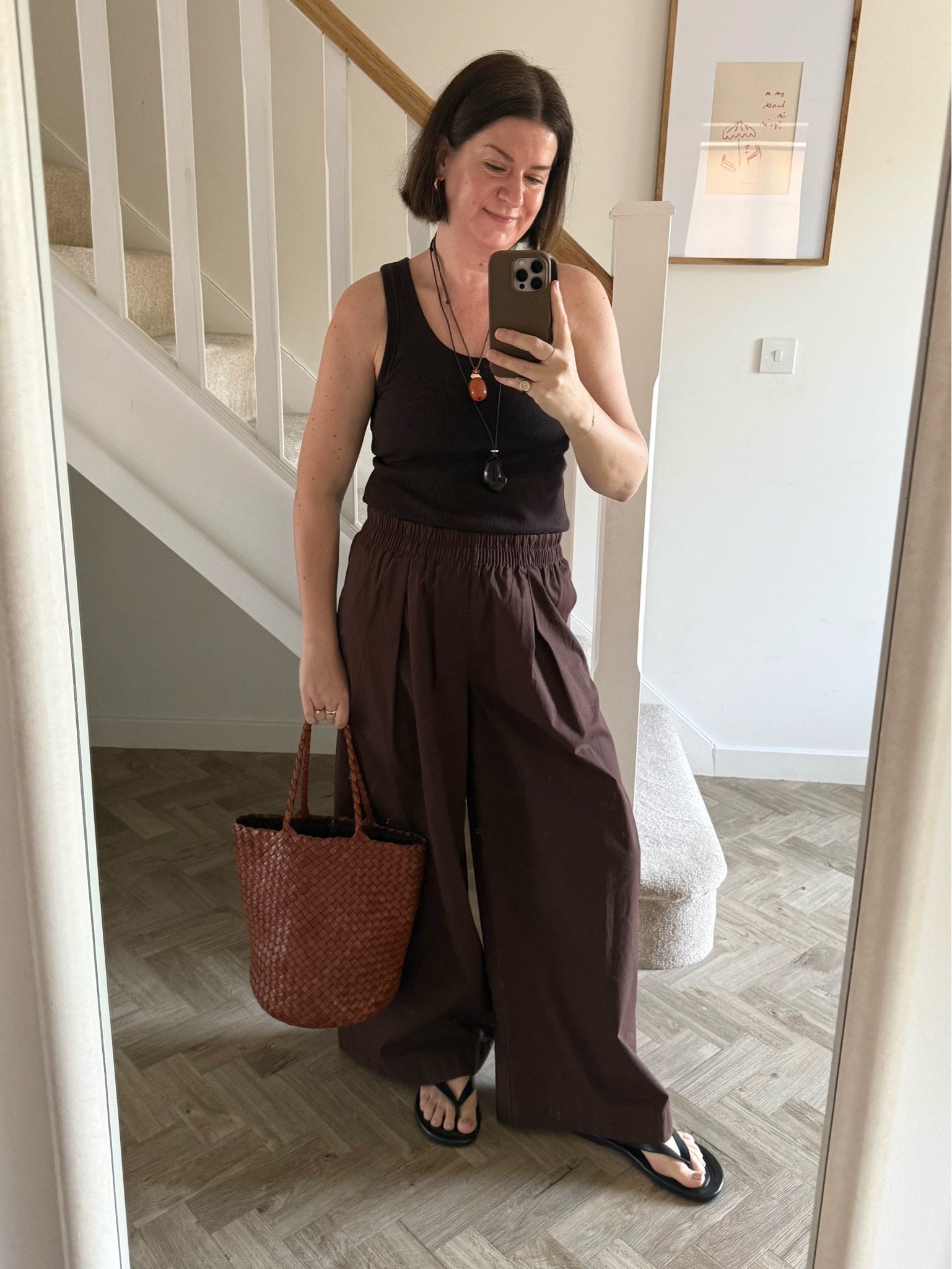Tonal styling - keeping everything in the same hues feels refined even when it’s a stretchy waistband and £10 tank. Obsessed with these stone pendant necklaces I found. 

#LTKsummer #LTKspring #LTKuk