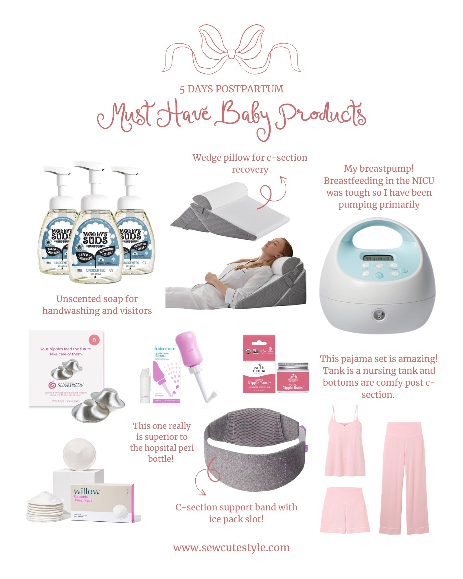 5 days postpartum must have products for mom! Specifically c-section recovery. 

#LTKFindsUnder50 #LTKFindsUnder100 #LTKBaby