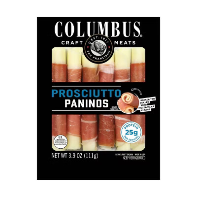 Columbus Gluten Free Prosciutto Panino - 3.9oz | Target