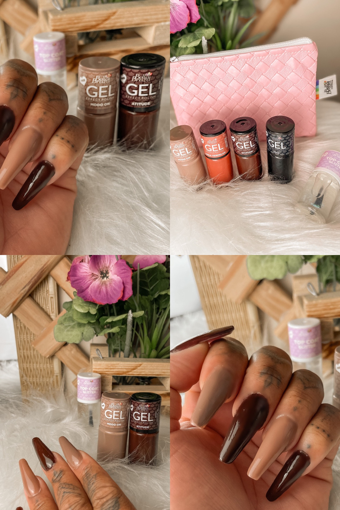 Esmaltes da Bella Brazil Efeito Gel!

Eles são ótimos pela praticidade, porque secam super rápido nas unhas, sem precisar de cabine! Se Além das cores lindas, os esmaltes ainda garantem alta cobertura e durabilidade incrível!

#esmalte #esmaltes #esmalteefeitogel

#LTKunder50 #LTKbrasil #LTKbeauty