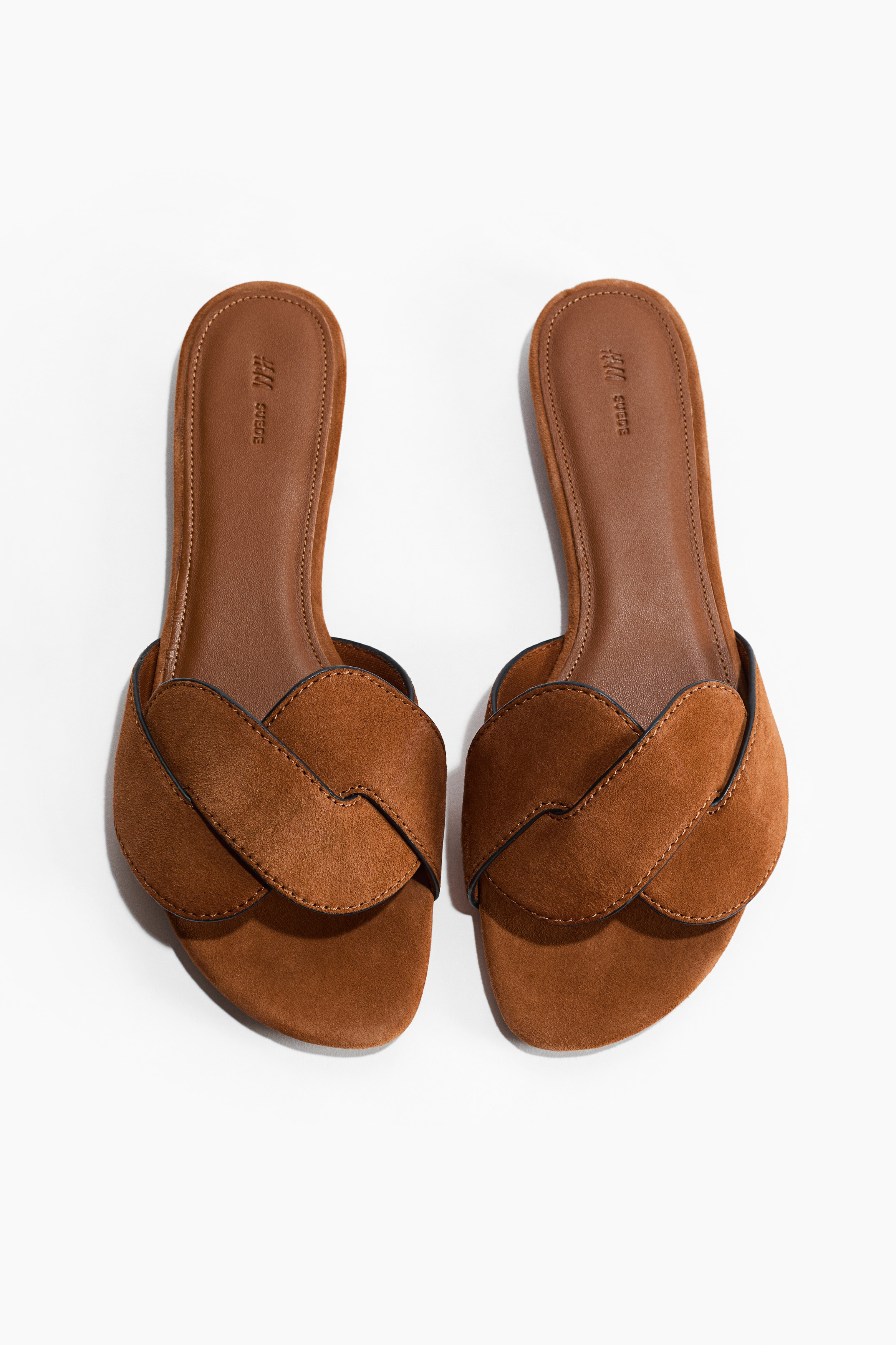 H & M - Leather Sandals - Beige | H&M (US + CA)